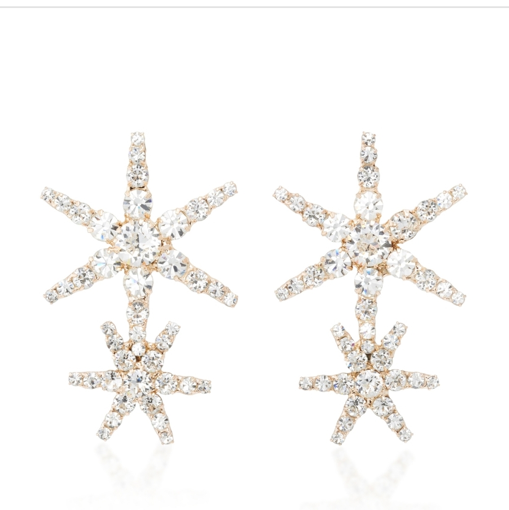 Jennifer Behr Sparkly Estrella Earrings Celeb Fav